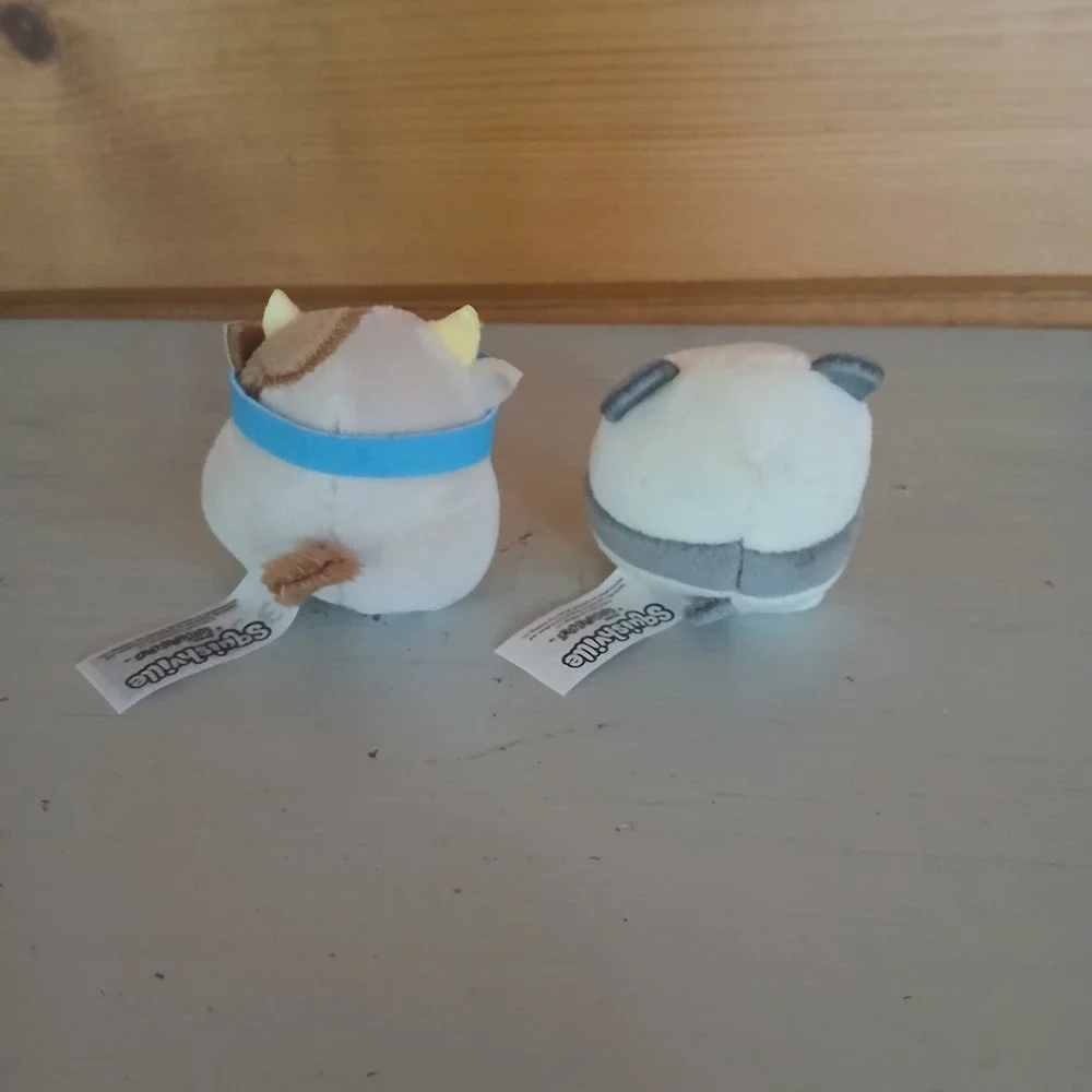 Squishville Mini Squishmallows Lot of 2 Stuffed Animal Plush Toy Cow And Panda